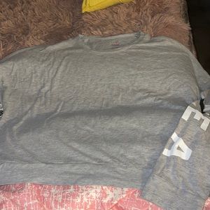 Demi Lovato fabletics medium grey top